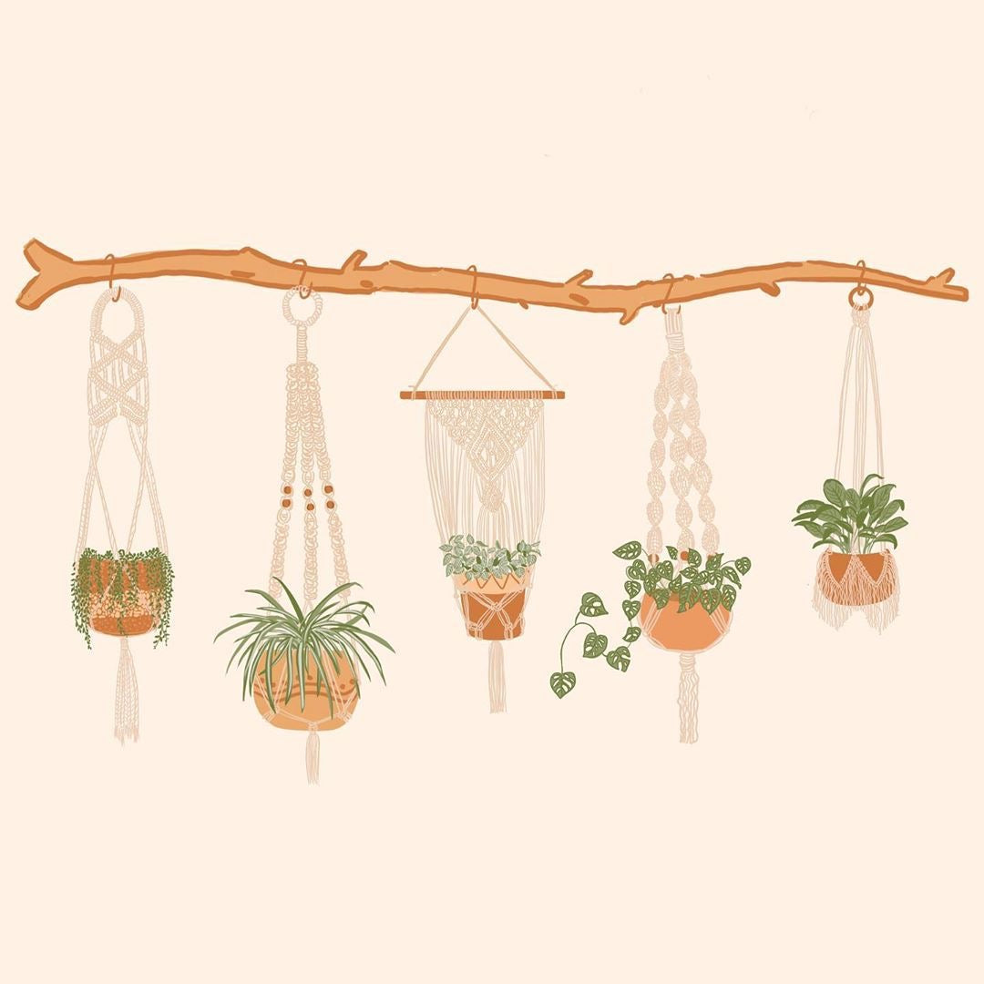 Macramés muraux bohèmes faits main – Juste un fil