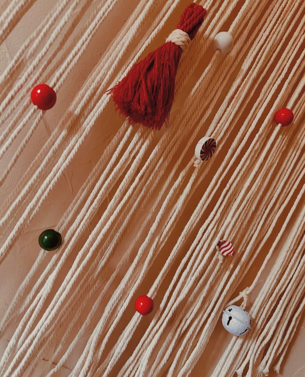 Macramé féerique blanc