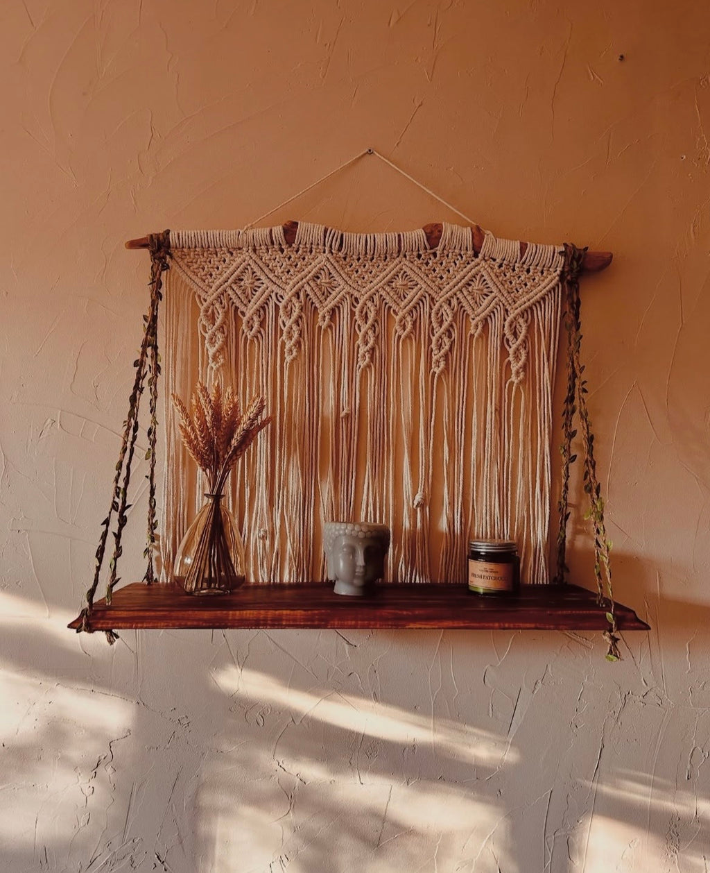 Étagère murale en bois