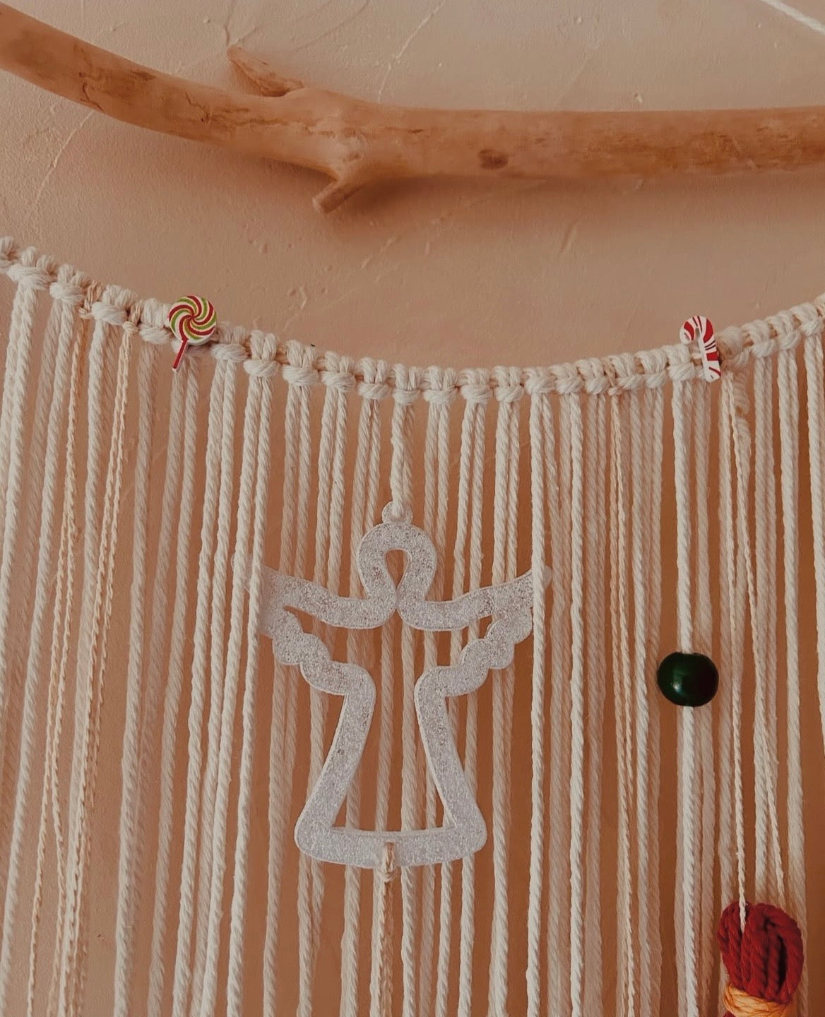 Macramé féerique blanc