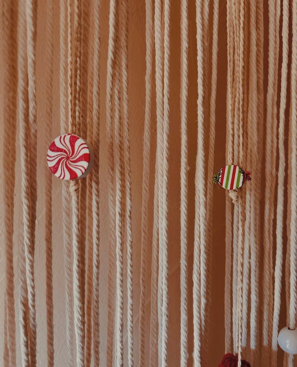 Macramé féerique blanc