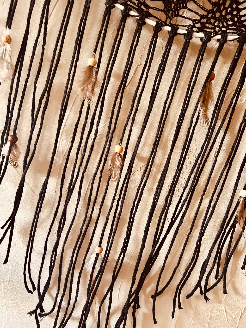 Grand attrape rêve noir