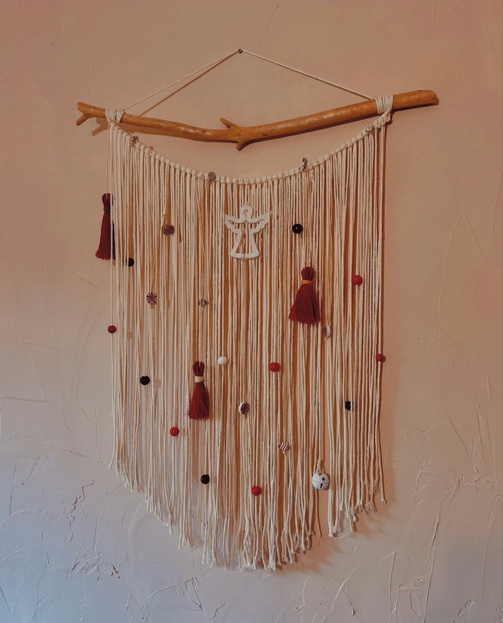 Macramé féerique blanc