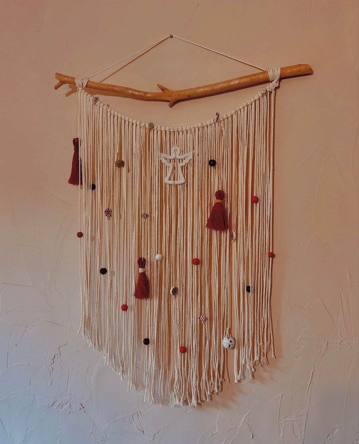 Macramé féerique blanc